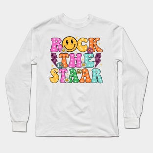 Rock The Test, Testing Day, Don't Stress Just Do Your Best, Test Day Teacher, Testing Quotes, Last Day Of School Long Sleeve T-Shirt